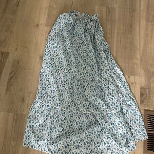 Floral Blue Skirt